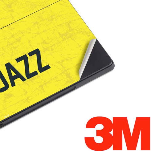 NBA Utah Jazz Yellow Texture Surface Pro 7 Skin
