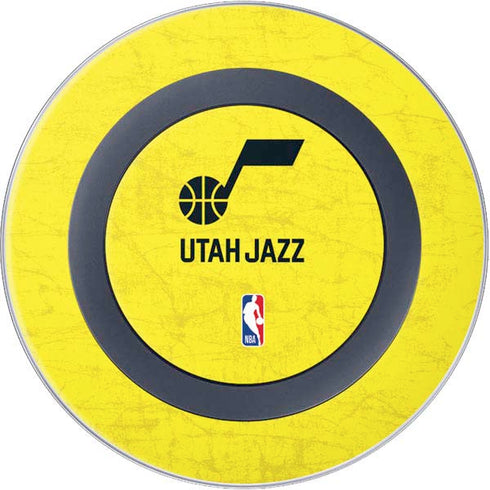 NBA Utah Jazz Yellow Texture Wireless Charger Skin