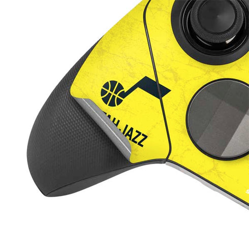 NBA Utah Jazz Yellow Texture Xbox Elite Wireless Controller Series 2 Skin