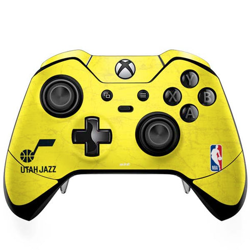 NBA Utah Jazz Yellow Texture Xbox One Skins