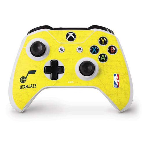 NBA Utah Jazz Yellow Texture Xbox One Skins