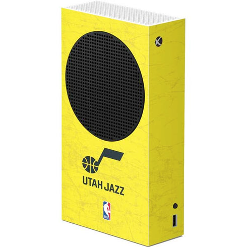 NBA Utah Jazz Yellow Texture Xbox Series S Skins