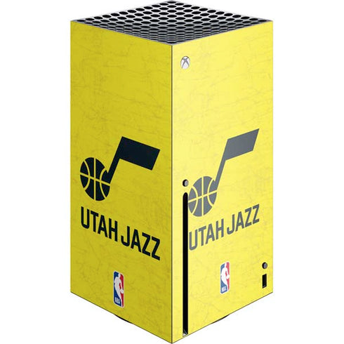 NBA Utah Jazz Yellow Texture Xbox Series X Skins