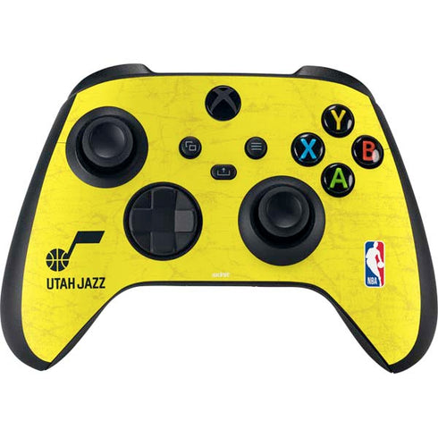 NBA Utah Jazz Yellow Texture Xbox Series X Skins