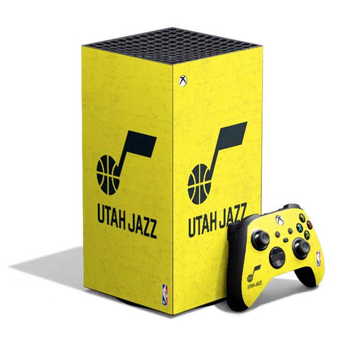 NBA Utah Jazz Yellow Texture XBox Series X Digital Edition Bundle Skin