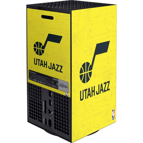 NBA Utah Jazz Yellow Texture XBox Series X Digital Edition Bundle Skin