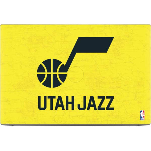 NBA Utah Jazz Yellow Texture Dell XPS Skin