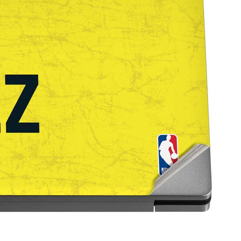 NBA Utah Jazz Yellow Texture Dell XPS Skin