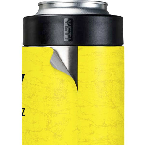 NBA Utah Jazz Yellow Texture Yeti Colster Can Insulator Skin