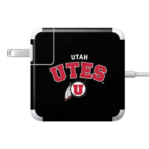 University of Utah Utes Logo 85W Power Adapter (15 and 17 inch MacBook Pro Charger) Skin