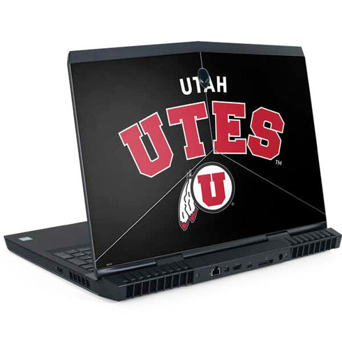 University of Utah Utes Logo Dell Alienware Skin