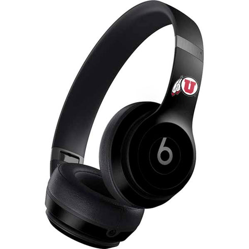 University of Utah Utes Logo Beats Solo 4 Wireless Headphones Skin