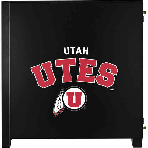 University of Utah Utes Logo Corsair 4000D Tempered Glass Mid-Tower ATX Case Skin