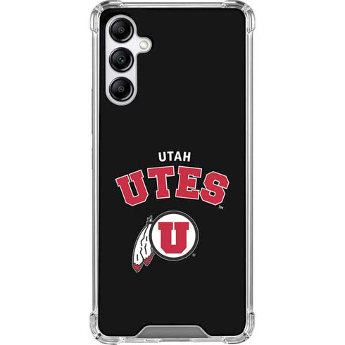 University of Utah Utes Logo Galaxy A14 5G Clear Case