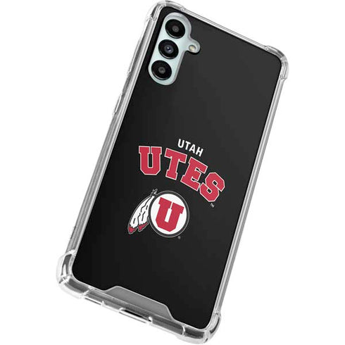 University of Utah Utes Logo Galaxy A14 5G Clear Case