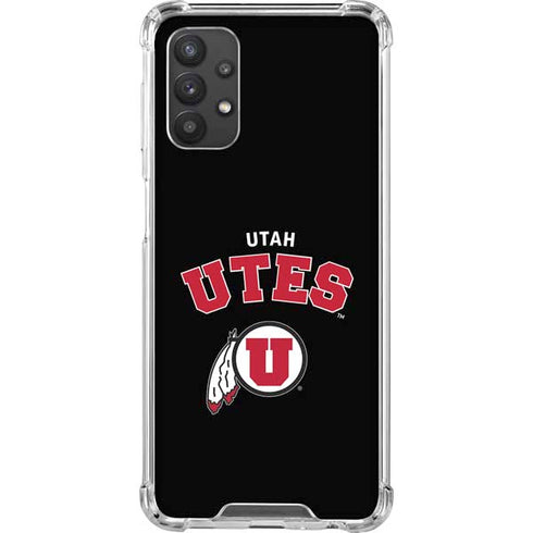 University of Utah Utes Logo Galaxy A32 5G Clear Case