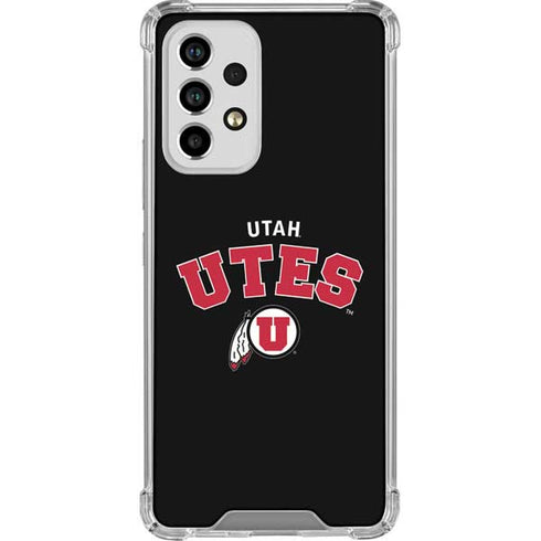 University of Utah Utes Logo Galaxy A33 5G Clear Case