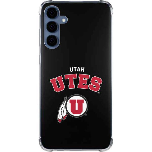University of Utah Utes Logo Galaxy A35 5G Clear Case