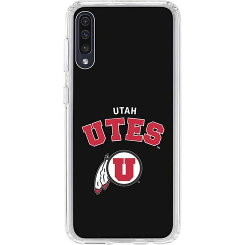 University of Utah Utes Logo Galaxy A50 Clear Case