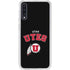 University of Utah Utes Logo Galaxy A50 Clear Case