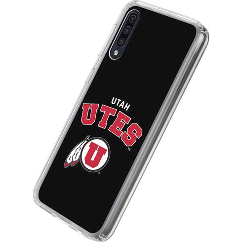 University of Utah Utes Logo Galaxy A50 Clear Case