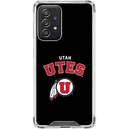 University of Utah Utes Logo Galaxy A52 5G Clear Case