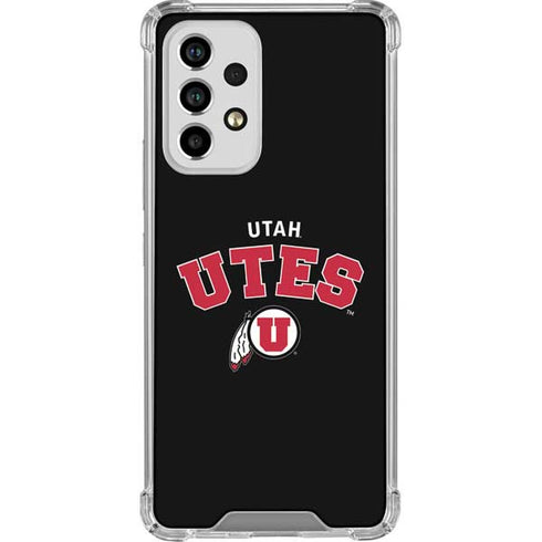 University of Utah Utes Logo Galaxy A53 5G Clear Case