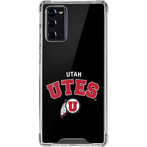University of Utah Utes Logo Galaxy Note20 5G Clear Case