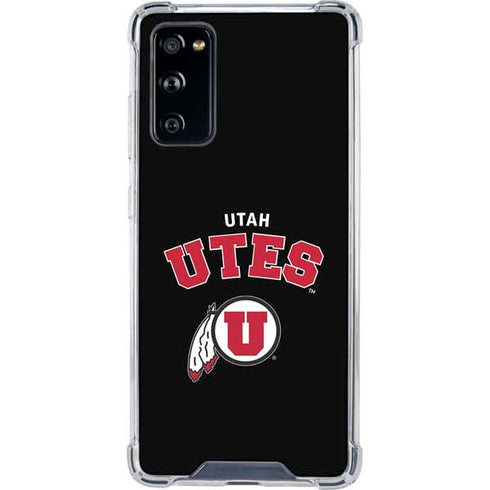 University of Utah Utes Logo Galaxy S20 FE Clear Case