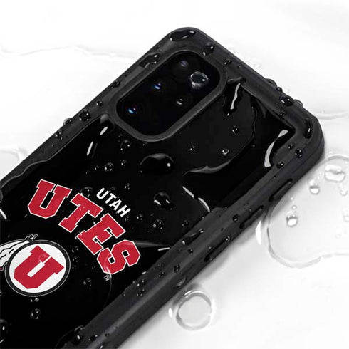 University of Utah Utes Logo Galaxy S20 Plus Waterproof Case