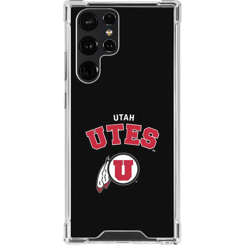 University of Utah Utes Logo Galaxy S22 Ultra Clear Case