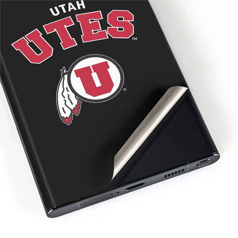 University of Utah Utes Logo Galaxy S22 Ultra Skin
