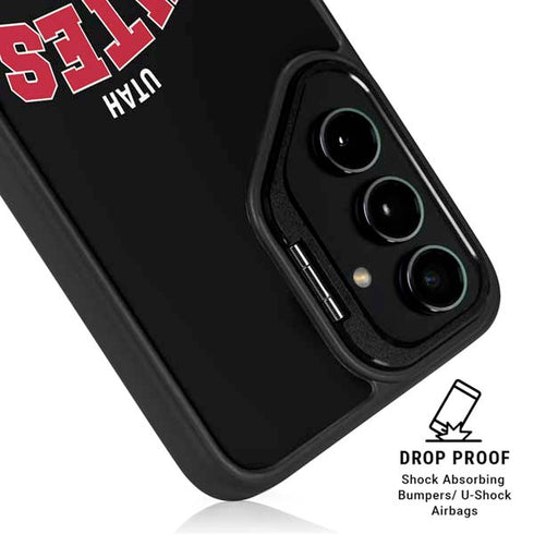 University of Utah Utes Logo Galaxy S25 Kickstand Case