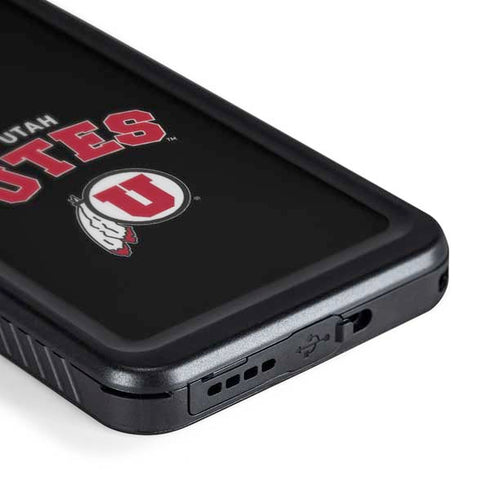 University of Utah Utes Logo Galaxy S24 Plus Waterproof Case
