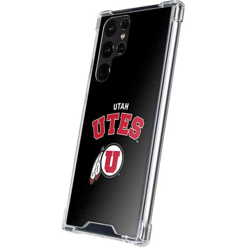 University of Utah Utes Logo Galaxy S24 Ultra Clear Case