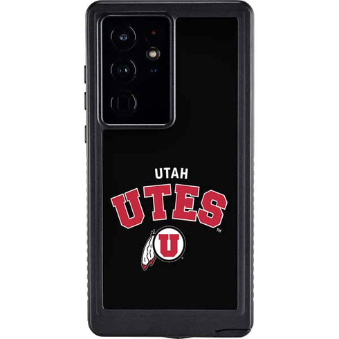 University of Utah Utes Logo Galaxy S24 Ultra Waterproof Case