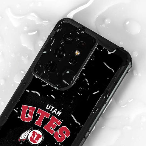 University of Utah Utes Logo Galaxy S24 Ultra Waterproof Case