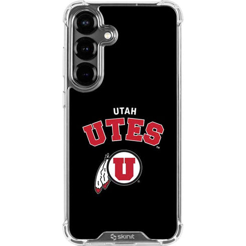 University of Utah Utes Logo Galaxy S26 Plus Clear Case