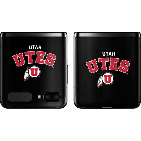 University of Utah Utes Logo Galaxy Z Flip Skin
