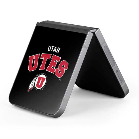 University of Utah Utes Logo Galaxy Z Flip6 Skin