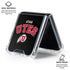 University of Utah Utes Logo Galaxy Z Flip7 Clear Case