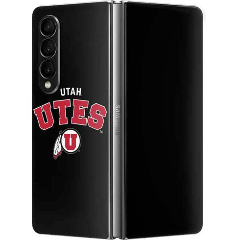 University of Utah Utes Logo Galaxy Z Fold4 5G Skin