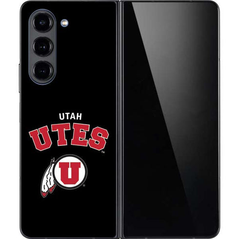 University of Utah Utes Logo Galaxy Z Fold5 5G Skin