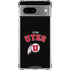 University of Utah Utes Logo Google Pixel 8a Clear Case