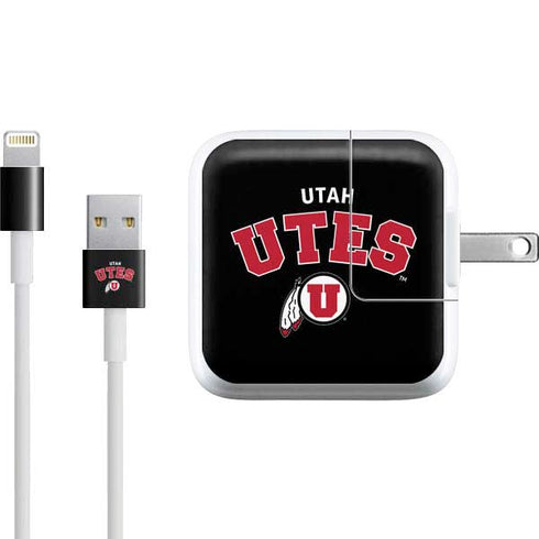 University of Utah Utes Logo iPad Charger (10W USB) Skin
