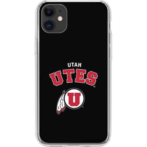 University of Utah Utes Logo iPhone 11 Clear Case