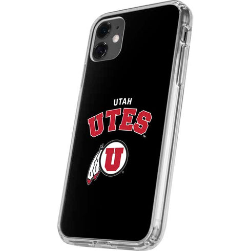 University of Utah Utes Logo iPhone 11 Clear Case