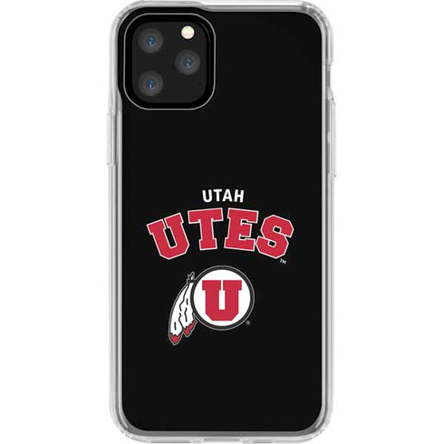 University of Utah Utes Logo iPhone 11 Pro Clear Case