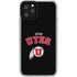 University of Utah Utes Logo iPhone 11 Pro Clear Case
