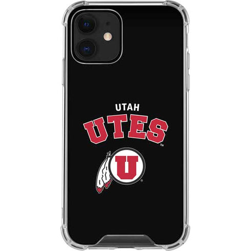 University of Utah Utes Logo iPhone 12 Clear Case